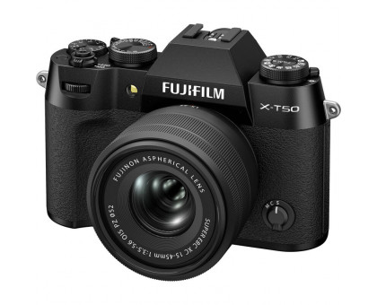 Фотоаппарат Fujifilm X-T50 Kit XC 15-45mm f/3.5-5.6 OIS PZ Black