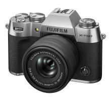 Фотоаппарат Fujifilm X-T50 Kit XC 15-45mm f/3.5-5.6 OIS PZ Silver