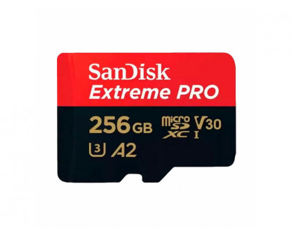 Карта памяти Micro SDXC-256GB SANDISK Extreme PRO 170MB V30 A2 U3