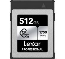 Карта памяти Lexar Professional CFexpress Type B SILVER 512GB R/W 1750/1300 MB/s