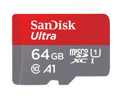 Карта памяти Micro SDXC-64GB SANDISK ultra 140MB/s 533X