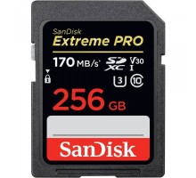 SanDisk Extreme Pro SDXC UHS Class 3 V30 170MB/s 256GB