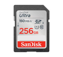 Карта памяти SanDisk Ultra SD Class 10 UHS-I 150MB/s 256GB SDSDUNC-256G-GN6IN