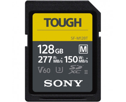 Карта памяти Sony SDXC 128GB SF-M TOUGH UHS-II U3 V60 277/150 MB/s (SF-M128T)