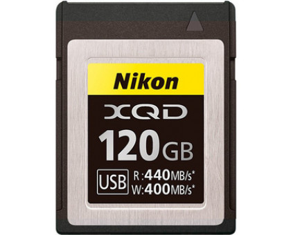 Карта памяти Nikon MC-XQ120G XQD 120Gb (440/400 MB/s)