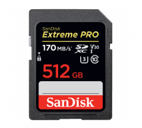 SanDisk Extreme Pro SDXC UHS Class 3 V30 200MB/s 512GB