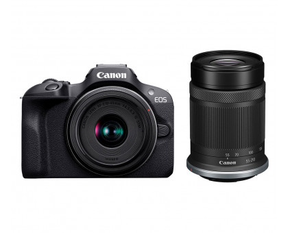 Фотоаппарат Canon EOS R100 Kit 18-45mm IS STM + 55-210mm