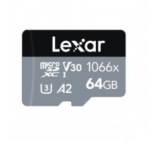Карта памяти Lexar Micro SDXC 64GB Professional 1066x UHS-I U3 A2 V30 (160/70 MB/s)