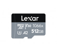 Карта памяти Lexar Professional 1066x 512GB U3 A2 V30 micro SDXC