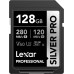 Карта памяти ​Lexar SDXC Silver Pro 128GB UHS-II U3 V60 4K (280/120 MB/s)